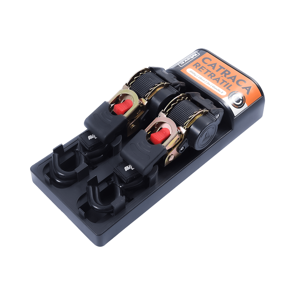Pasek do mocowania ładunku Taśma poliestrowa Zestawy automatycznego mocowania zapadkowego