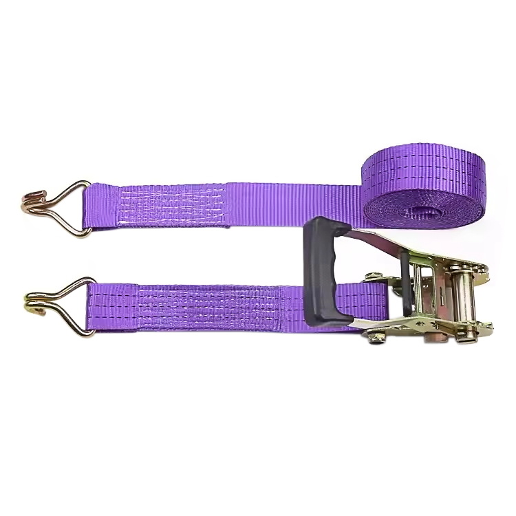 38mm 3t Fioletowy gumowy pasek z grzechotką i haczykami z drutu